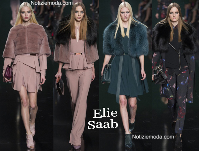 Look Elie Saab autunno inverno 2014 2015 moda donna