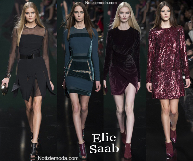 Vestiti Elie Saab autunno inverno 2014 2015 moda donna
