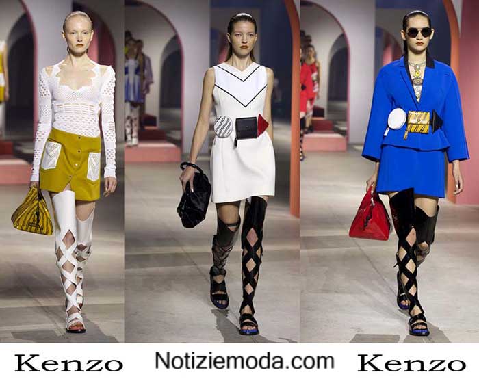 Collezione Kenzo primavera estate 2016 moda donna