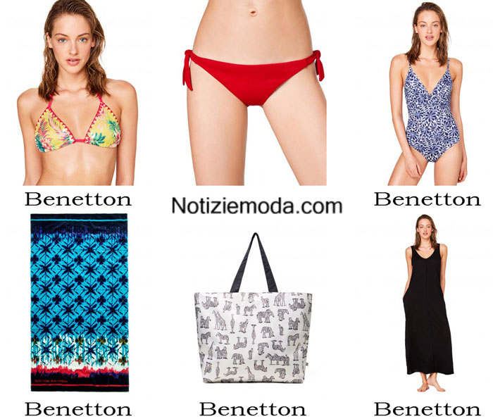 moda mare benetton estate 2017 costumi da bagno bikini