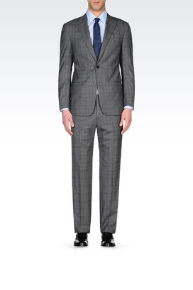 Abito check Giorgio Armani primavera estate 2014 uomo