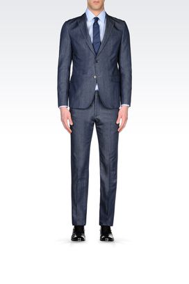 Abito cotone lino Giorgio Armani primavera estate 2014 uomo