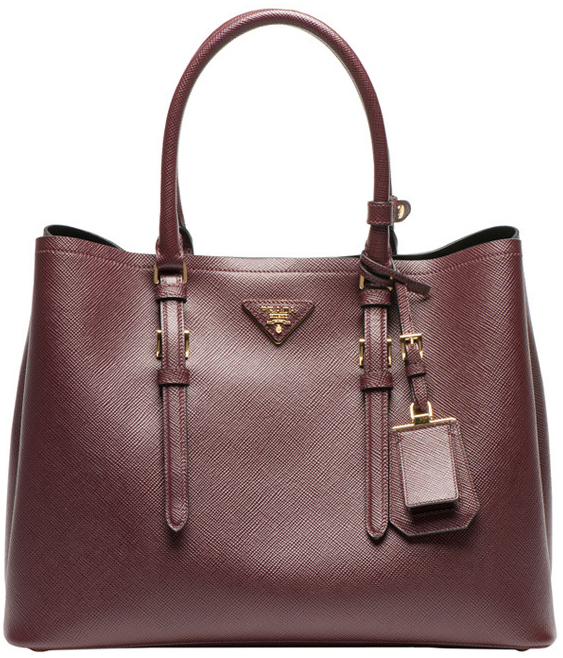 Cocoa brown Prada Bonnie medium handbag –
