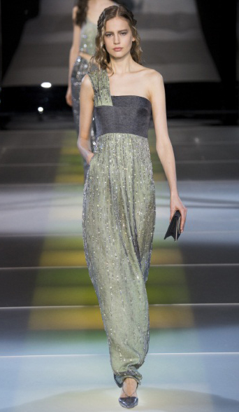 Giorgio Armani autunno inverno look donna 9