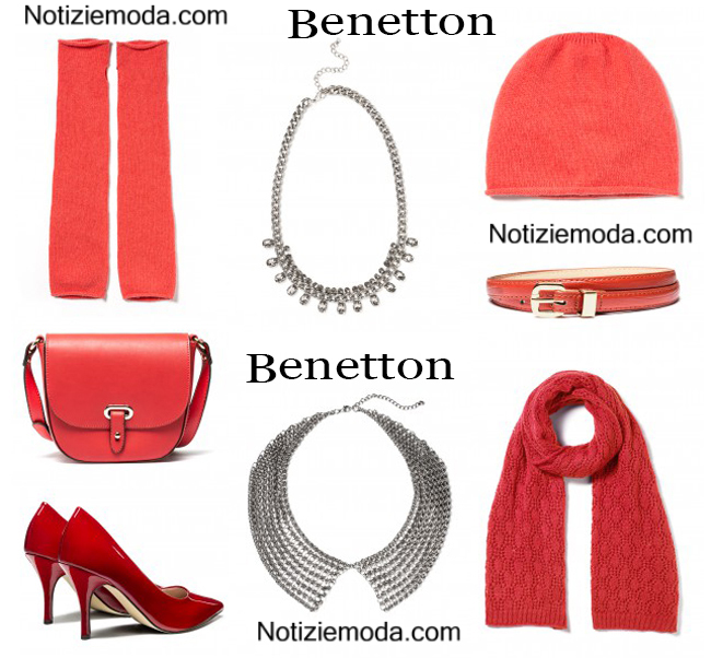 accessori benetton autunno inverno 2014 2015 donna