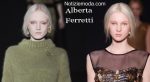 acconciature capelli alberta ferretti autunno inverno