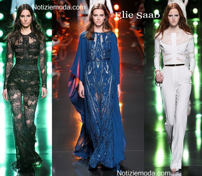 Stile Elie Saab primavera estate 2015 moda donna