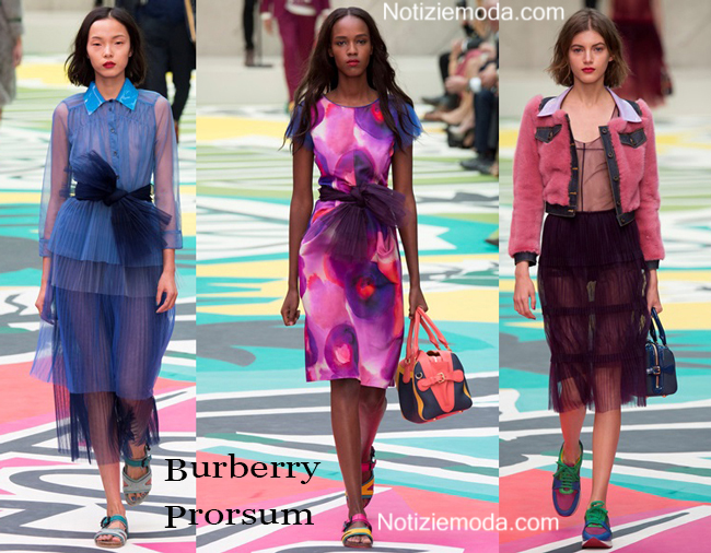 collezione burberry prorsum primavera estate 2015 donna