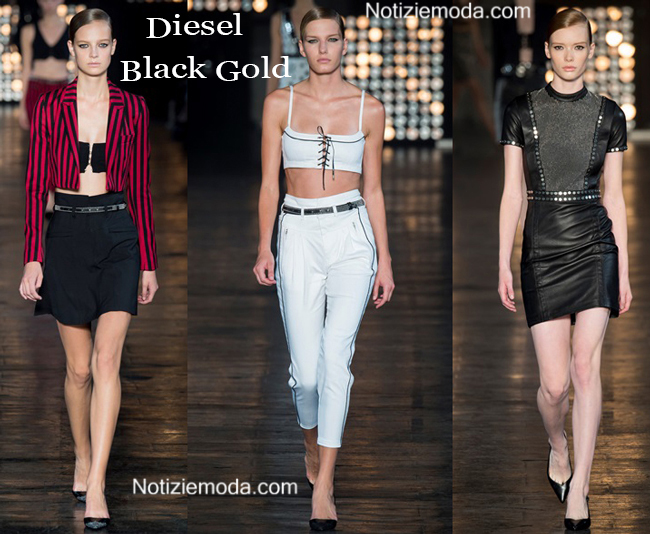 collezione diesel black gold primavera estate 2015 donna