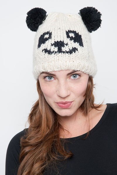 panda hat subdued ragazza autunno inverno