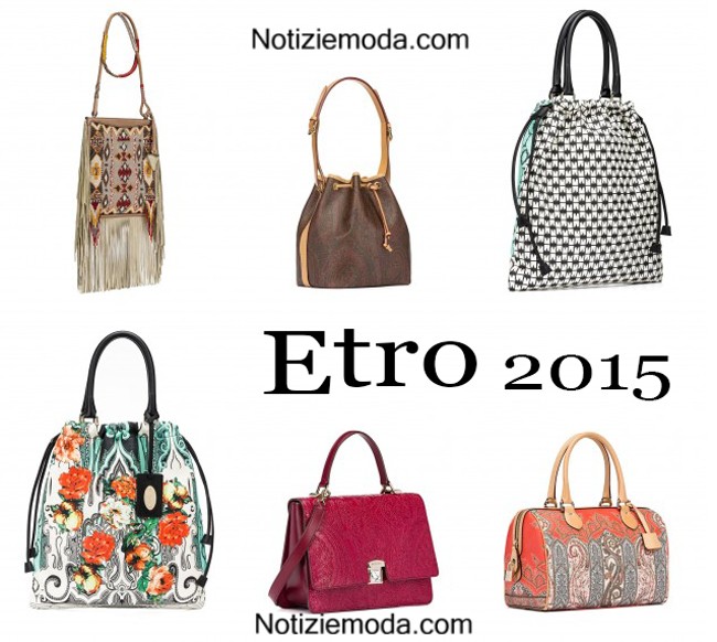 Borse Etro primavera estate 2015 moda donna