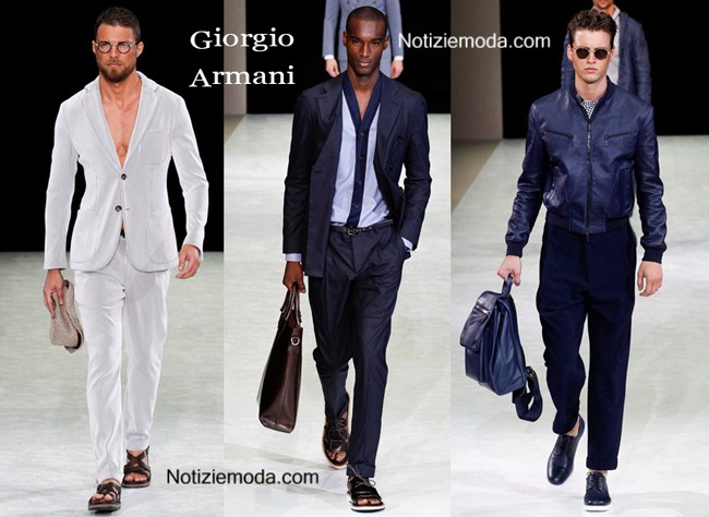 Collezione Giorgio Armani primavera estate 2015 uomo