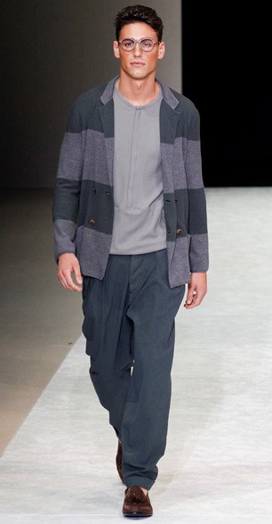 Giorgio Armani primavera estate 2015 moda uomo