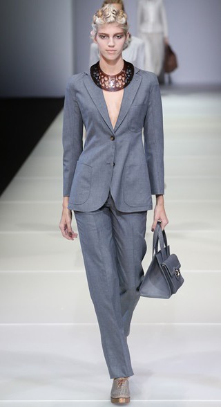 Sfilata Giorgio Armani primavera estate 2015 donna