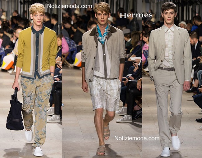 Sfilata Hermes primavera estate 2015 moda uomo