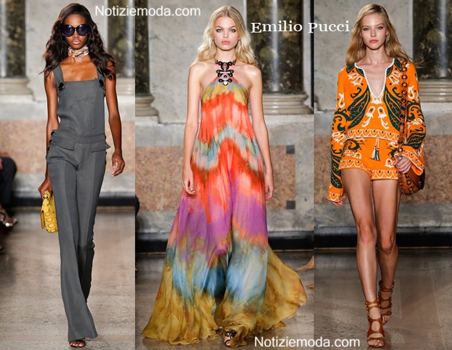 Stile Emilio Pucci primavera estate moda donna look