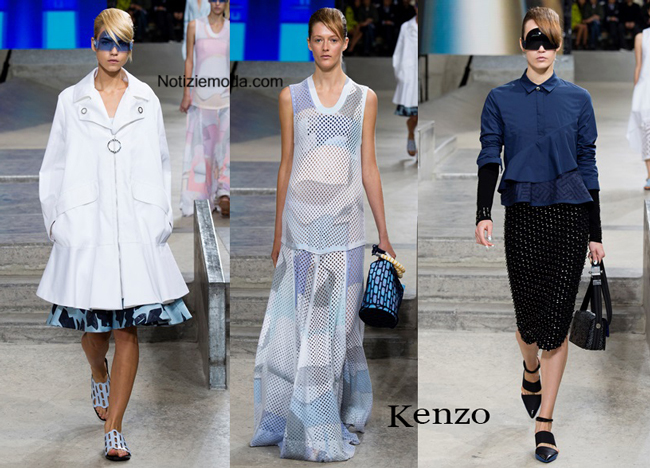 Stile Kenzo primavera estate 2015 moda donna look