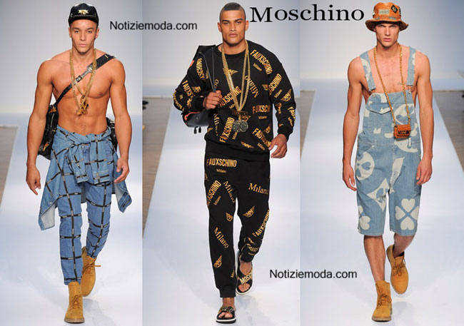 collezione moschino primavera estate 2015 uomo