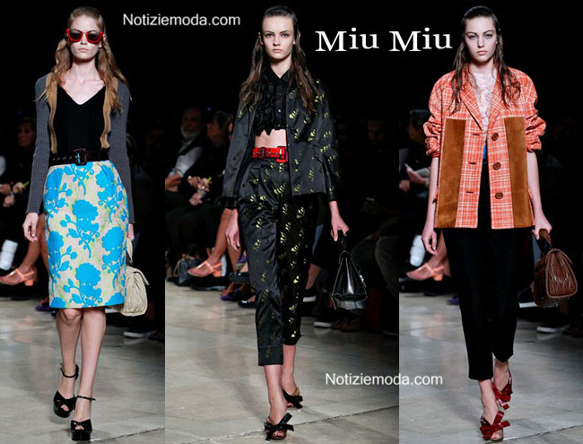 sfilata miu miu primavera estate 2015 donna