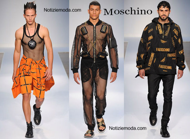 sfilata moschino primavera estate 2015 uomo