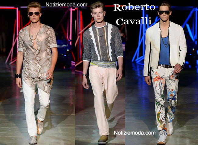 sfilata roberto cavalli primavera estate 2015 uomo