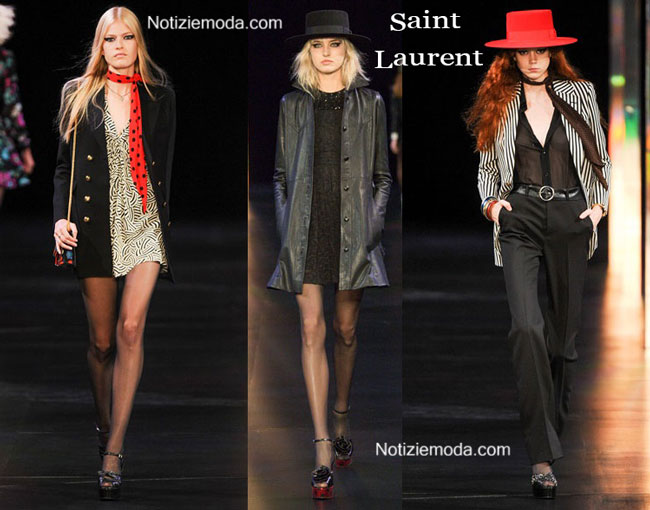 sfilata saint laurent primavera estate 2015 donna