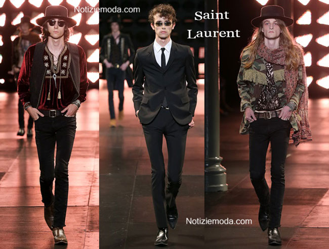 sfilata saint laurent primavera estate 2015 uomo