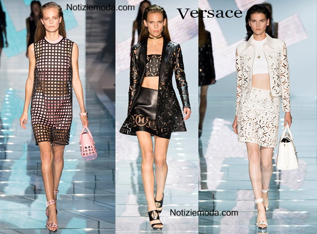 sfilata versace primavera estate 2015 moda donna