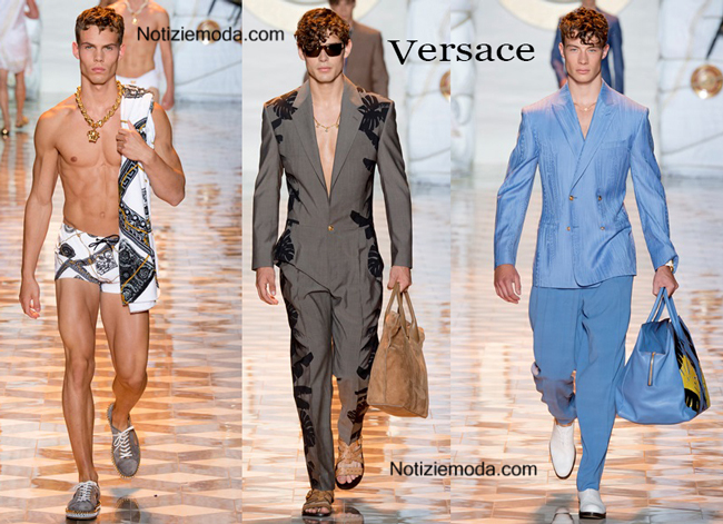 sfilata versace primavera estate 2015 moda uomo