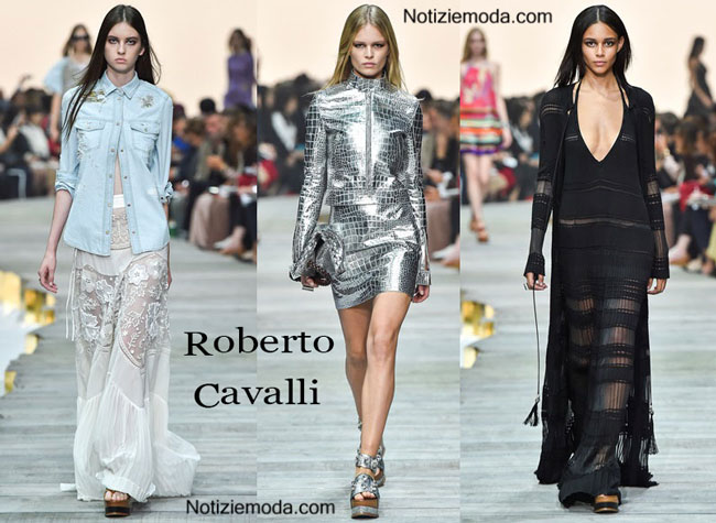 stile roberto cavalli primavera estate 2015 donna look