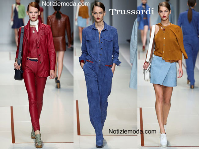 sfilata trussardi primavera estate 2015 donna