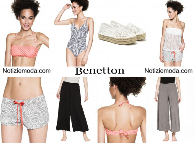 Moda mare Benetton estate 2015 costumi da bagno bikini