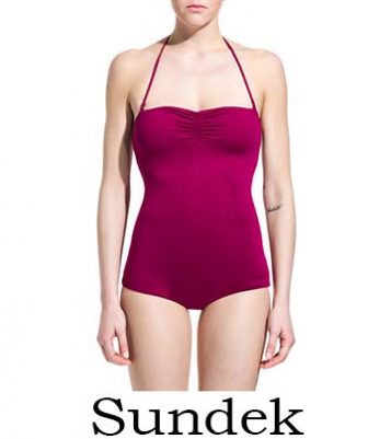 Pochette Mare Sundek Donna | Design Ibisco In Materiale Sintetico Con Zip