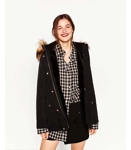 Piumini Zara Autunno Inverno 2016 2017 Donna Look 22