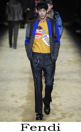 Fendi Autunno Inverno 2016 2017 Moda Uomo Look 27