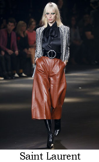 Saint Laurent Autunno Inverno 2016 2017 Donna Look 11