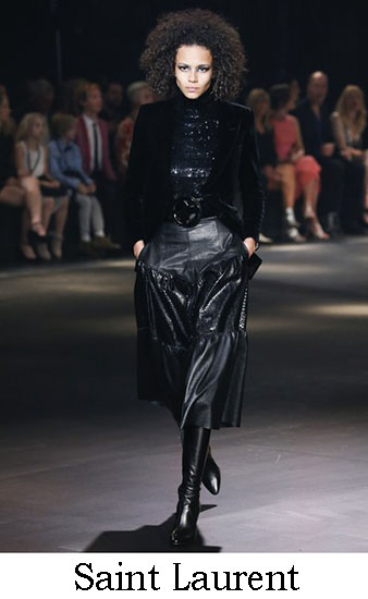 Saint Laurent Autunno Inverno 2016 2017 Donna Look 14