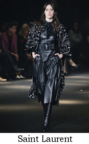 Saint Laurent Autunno Inverno 2016 2017 Donna Look 36