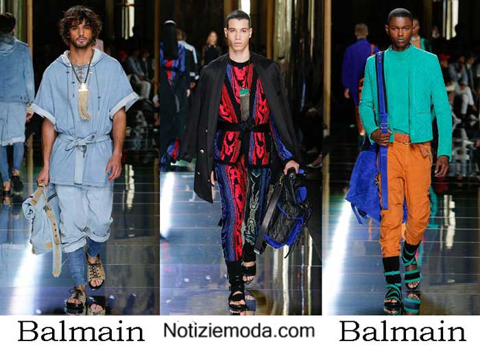 Balmain Primavera Estate 2017 Abbigliamento Moda Uomo