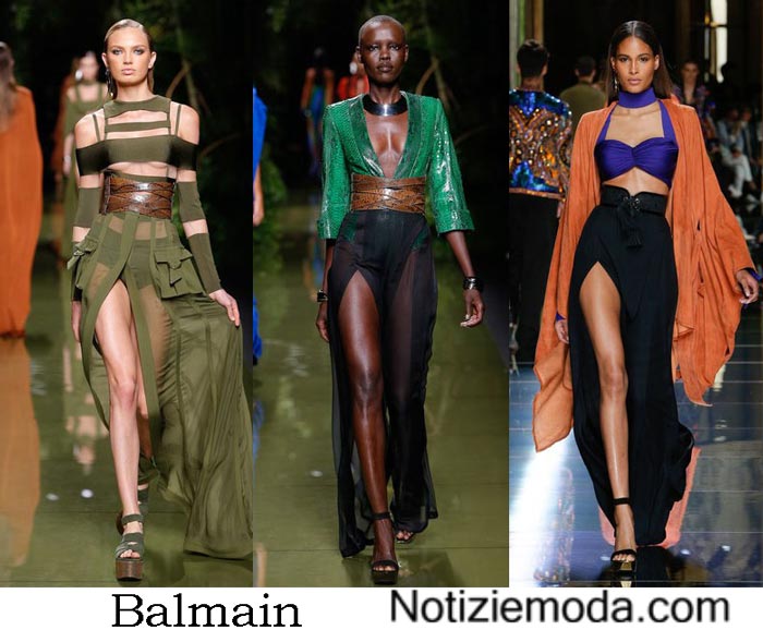 Balmain Primavera Estate 2017 Collezione Moda Donna