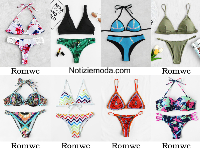 Costumi Romwe Estate 2017 Moda Mare Bikini