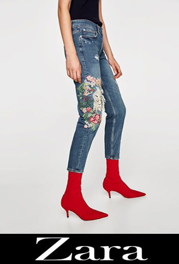 Jeans Ricamati Zara Autunno Inverno 1