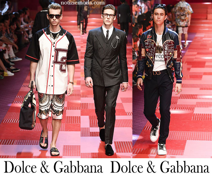 Abbigliamento Dolce Gabbana Primavera Estate 2018 Uomo