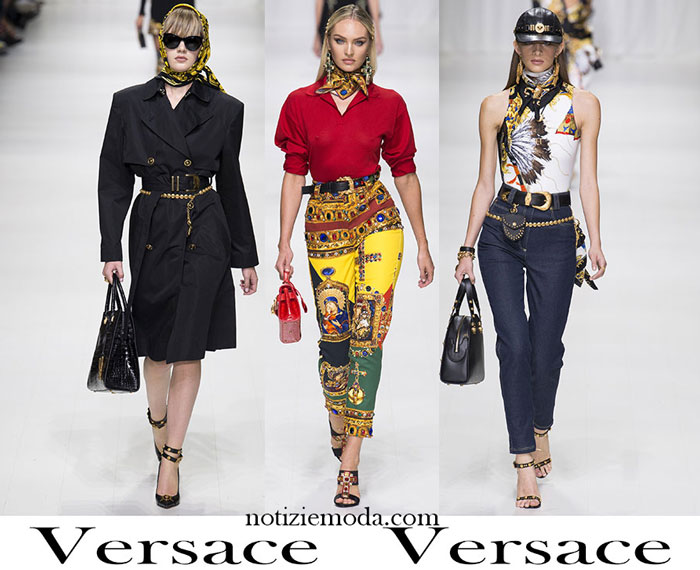 Abbigliamento Versace Primavera Estate 2018 Nuovi Arrivi Donna