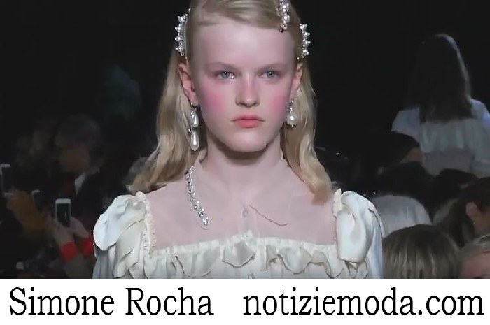 Sfilata Simone Rocha Primavera Estate 2018 Donna