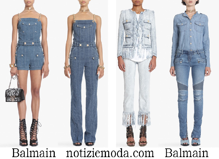 Jeans Balmain 2018 Nuovi Arrivi Abbigliamento Donna