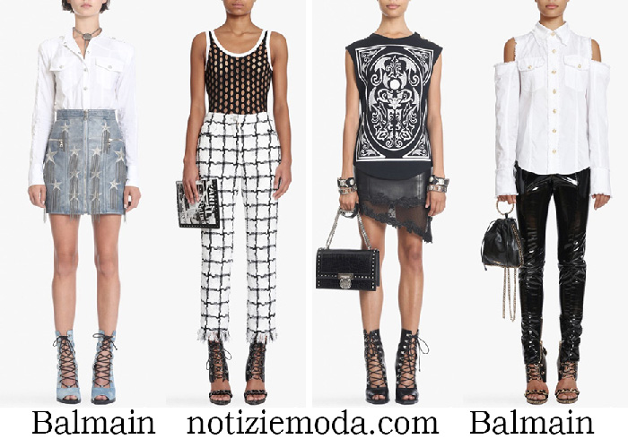 T Shirts Balmain 2018 Nuovi Arrivi Abbigliamento Donna