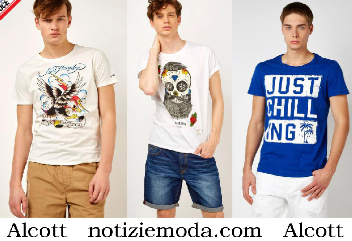 T Shirts Alcott 2018 Nuovi Arrivi Magliette Moda Uomo