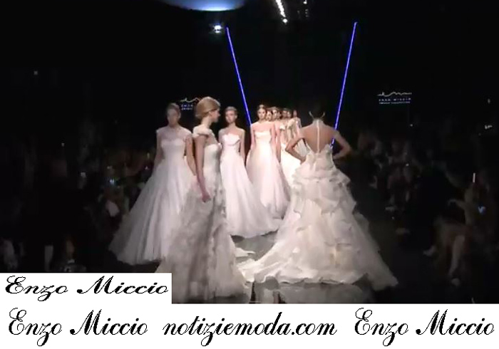 Sfilata Sposa Enzo Miccio 2019 Primavera Estate Abiti Cerimonia