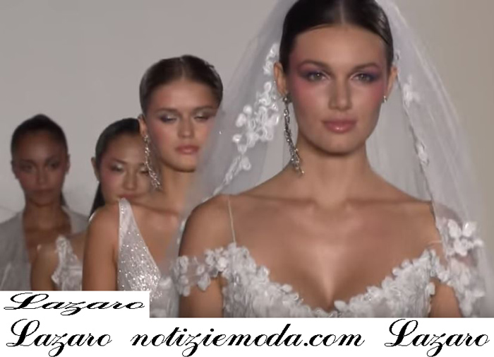 Sfilata Sposa Lazaro 2019 Primavera Estate Abiti Cerimonia